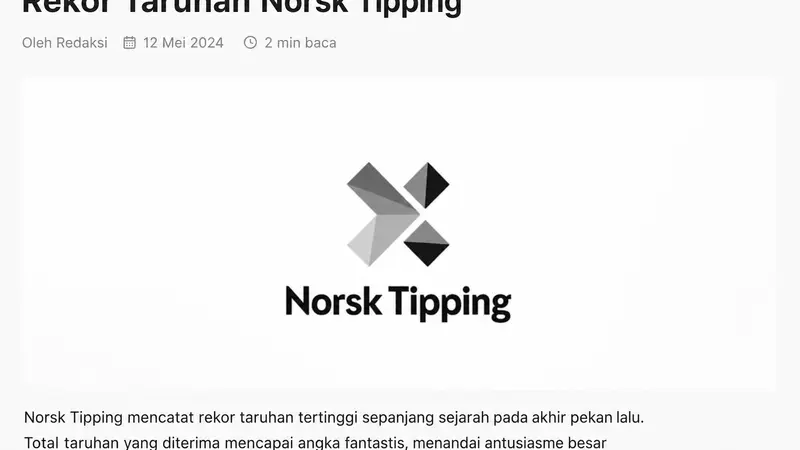 Sejarah Baru: Taruhan Norwegia Melonjak Saat Laga dengan Brasil